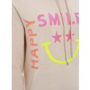 ZWILLINGSHERZ Hoodie - HAPPY SMILE LOVE - Beige S