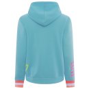 ZWILLINGSHERZ Hoodie - HAPPY SMILE LOVE - Türkis M