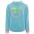 ZWILLINGSHERZ Hoodie - HAPPY SMILE LOVE - Türkis M