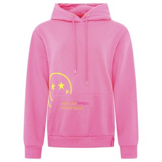 ZWILLINGSHERZ Hoodie "Always on the good side" - Neonpink