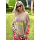 MISS GOODLIFE - Roundneck Double NAMASTÉ Strass -...