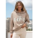 MISS GOODLIFE - Hoodie True Love - Sand