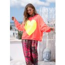 MISS GOODLIFE - Roundneck Big Heart - Neonpink