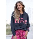 MISS GOODLIFE - Hoodie True Love - Anthracite