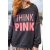 MISS GOODLIFE - Roundneck Think Pink - Anthracite